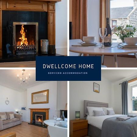 Free Parking, 1 Bed Apt, Half Mile To Union Street Yet Quiet, Fast Wifi, Ideal For Long Term Contractor, Etc Stays, Fully Equipped Kitchen, Regular Housekeeping Option - See Our Dwellcome Home Ltd Site For Assurance Aberdeen Exterior foto